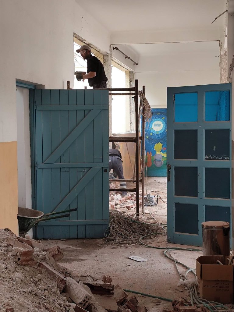 2ο Δημοτικό Σχολείο Καβάλας - εργασίες αναβάθμισης στο εσωτερικό του σχολείου