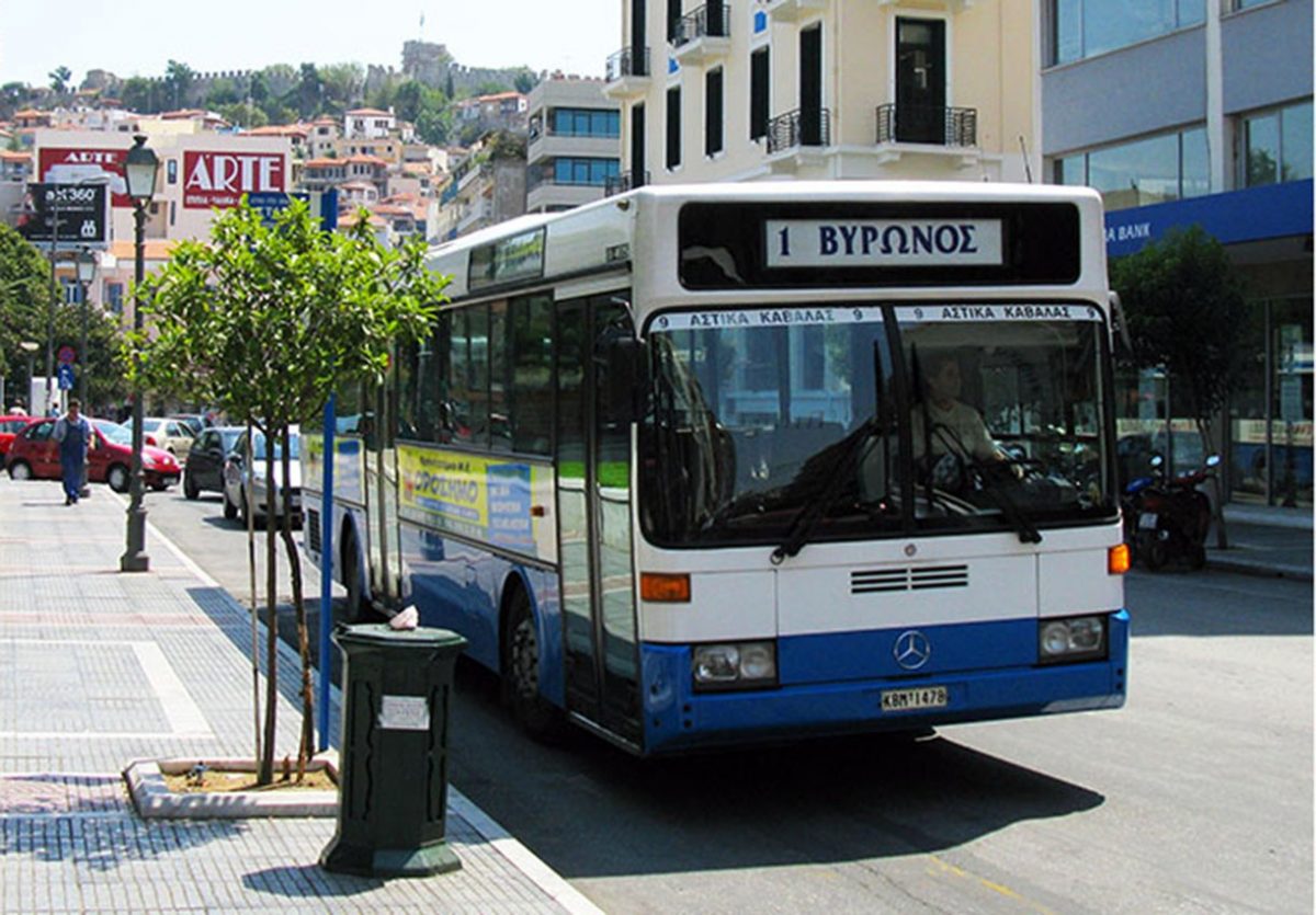 Αστικό ΚΤΕΛ Καβάλας - αστικό λεωφορείο στην Καβάλα
