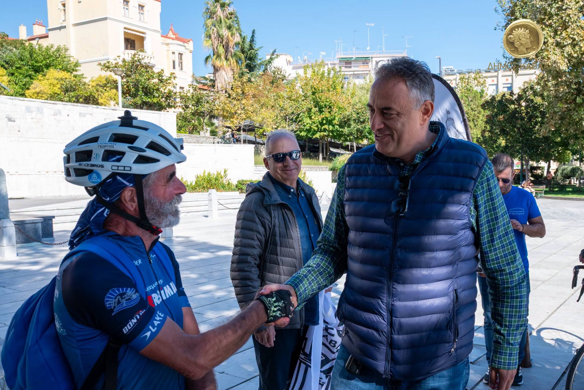 COP31 Bike Ride στην Καβάλα: υποδοχή των ποδηλατών στον Δημοτικό Κήπο (4)